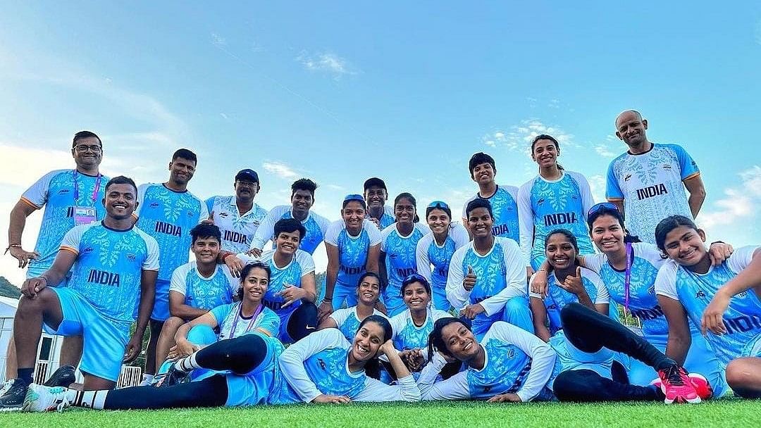 <div class="paragraphs"><p>Indian Women's Cricket Team at the 2023 Asian Games.</p></div>