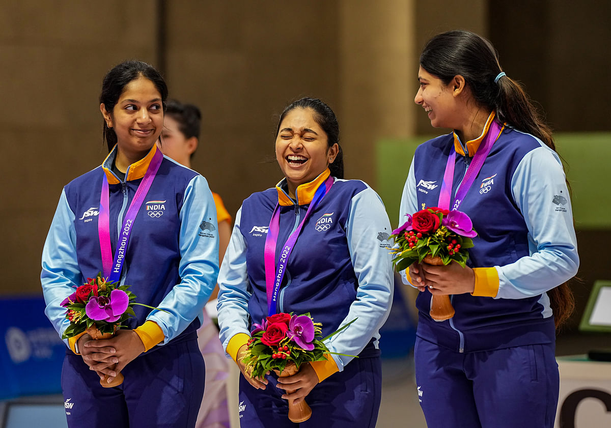 Ramita finished ahead of Mehuli Ghosh to bag the bronze in the 10m Air Rifle event at the 2023 Asian Games.