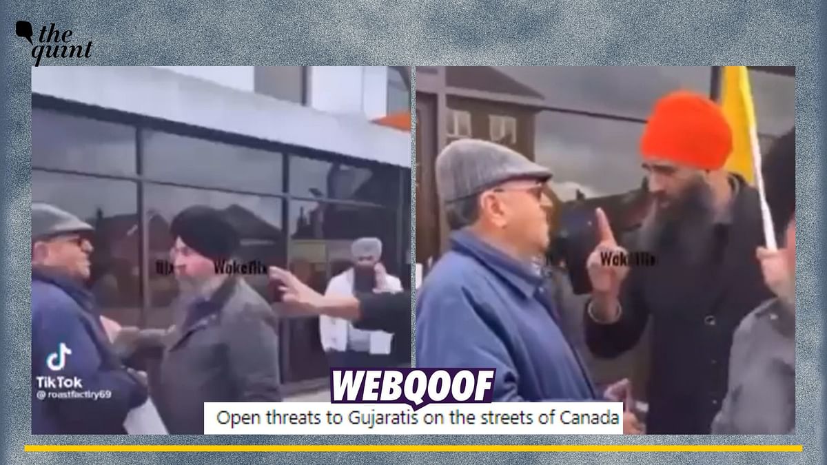 Old Video Shared as Gujaratis Being Threatened by Khalistan Supporters in Canada