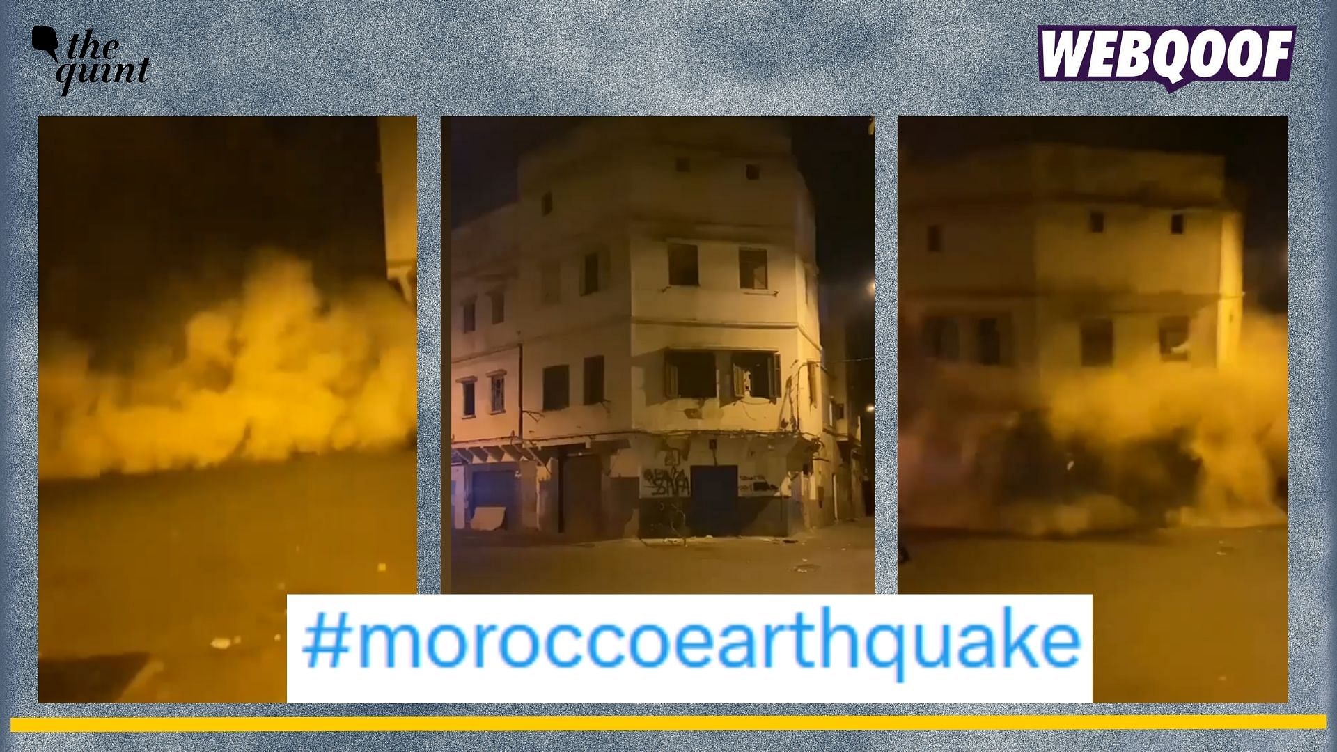 <div class="paragraphs"><p>Fact-check: An old and unrelated video from 2022 is being falsely shared as a building collapsing during the recent earthquake in Morocco. </p></div>