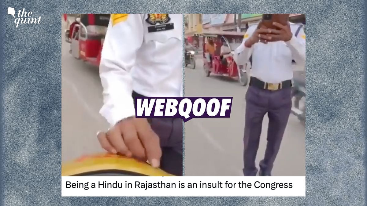 Video of Argument Over Hindu Religious Sticker on Bike is From UP, Not Rajasthan