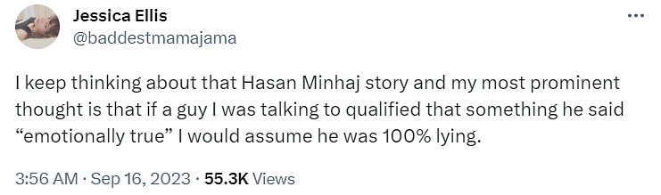 Hasan Minhaj's admission of fabricating some of his stand-up stories has received a mixed reaction from netizens.