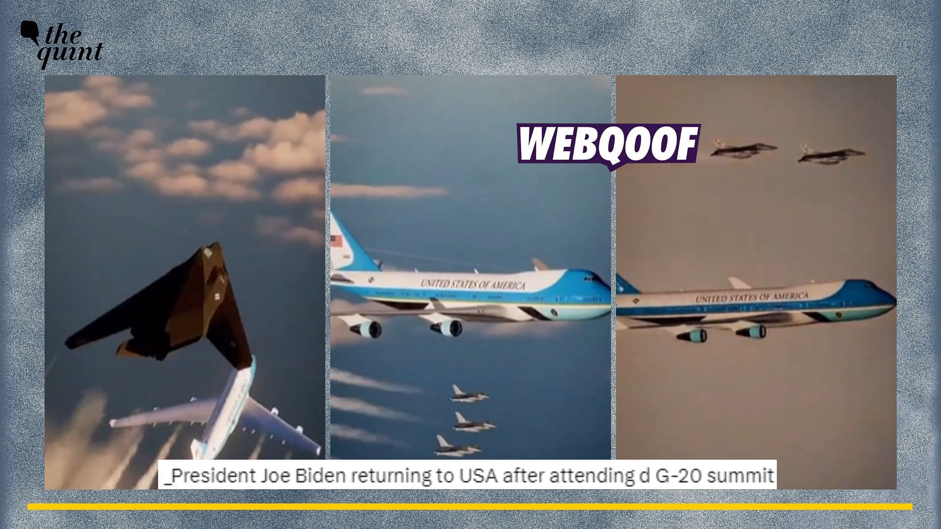 Does Biden's Fake Air Force One Prove He Is Not Really President?