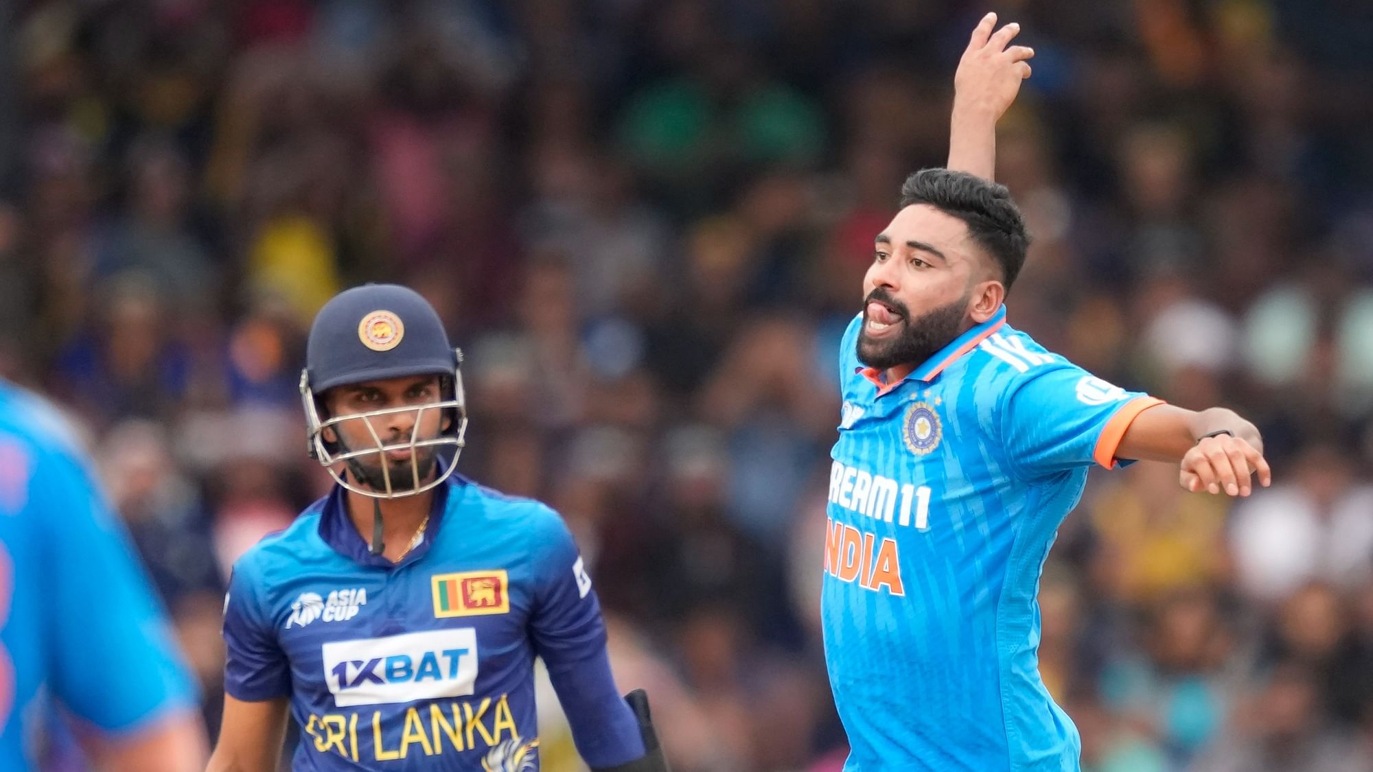 <div class="paragraphs"><p>India vs Sri Lanka: Mohammed Siraj’s Six Wickets Help India Lift Eighth Asia Cup Title</p></div>