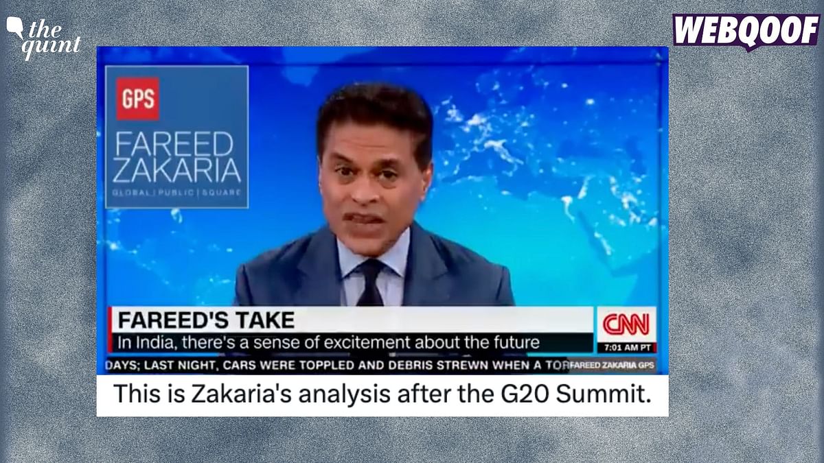 Old Clip of Fareed Zakaria’s Show Shared as Recent Analysis of G20 Summit 