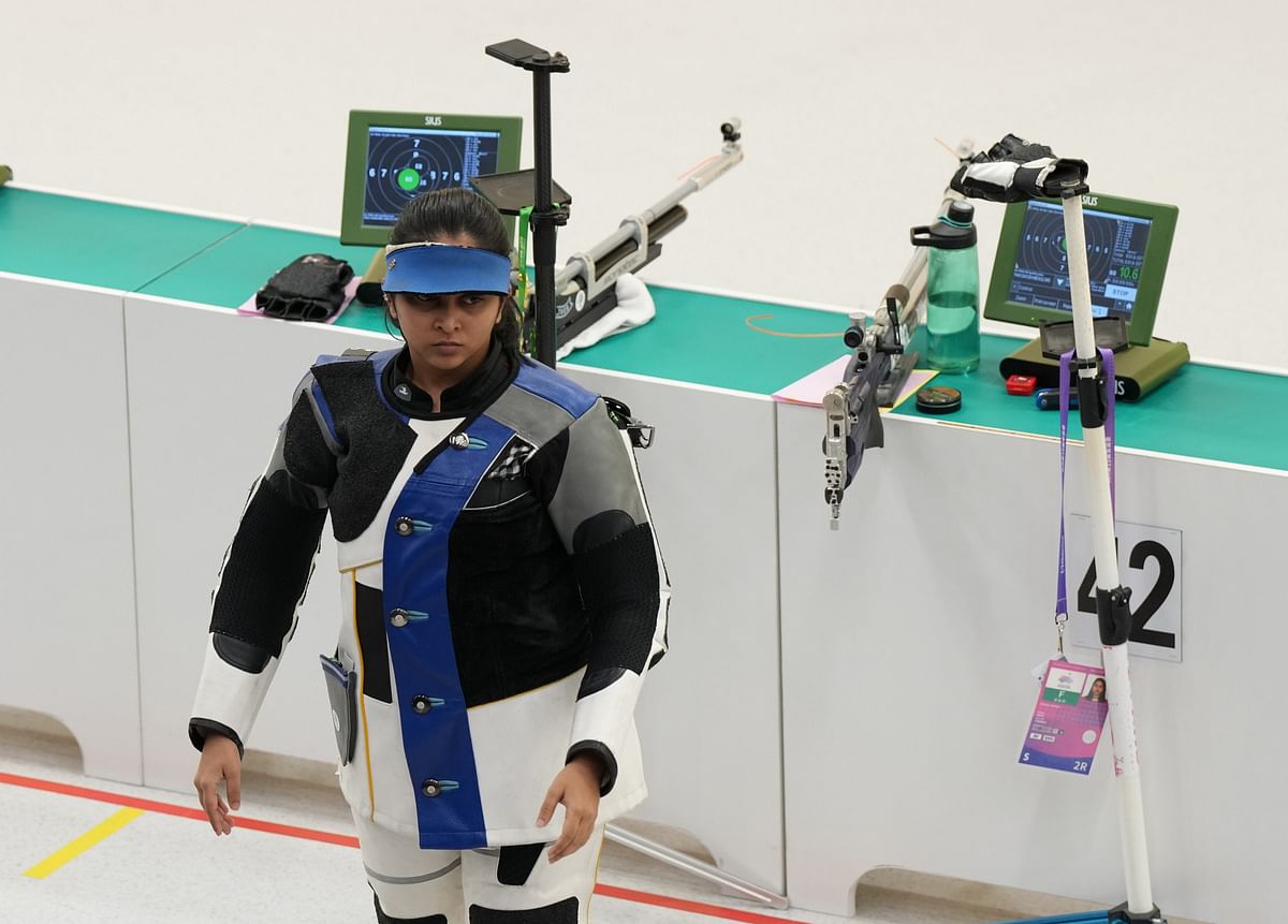 Ramita and Mehuli will be seen in action later today in the final of the women's individual 10m air rifle event.