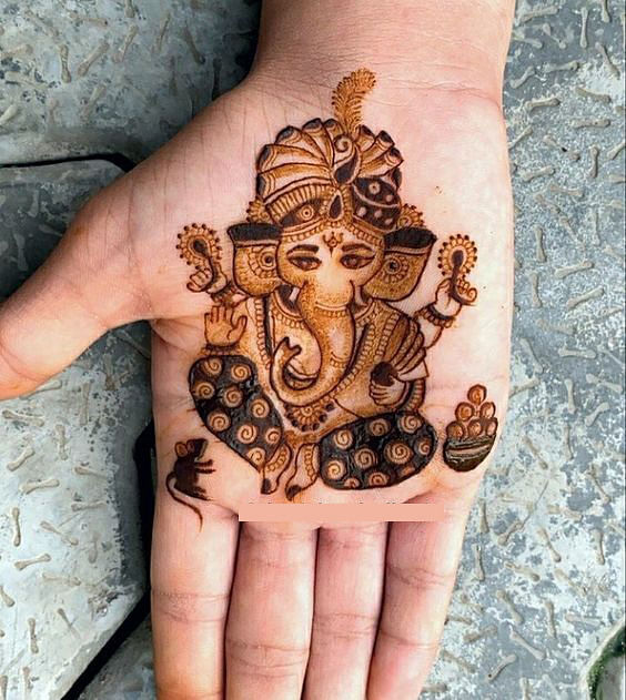 Ganesh Mehndi Design Images Pictures (Ideas)-sonthuy.vn