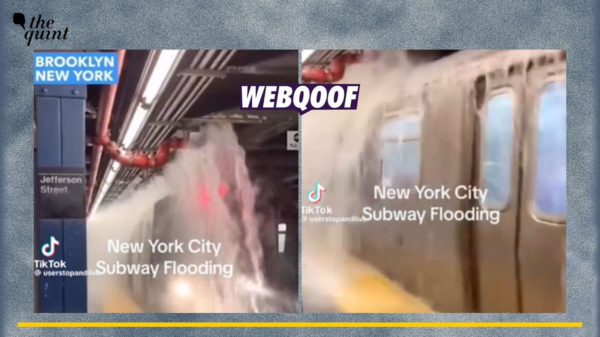 Old Clip of Water Falling on Train Incorrectly Linked To Recent New York Floods