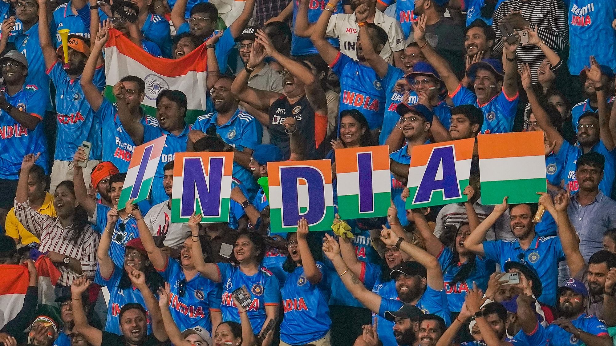 <div class="paragraphs"><p>ICC World Cup 2023: Indian Fans in Celebratory Mood After Sixth Consecutive Win</p></div>