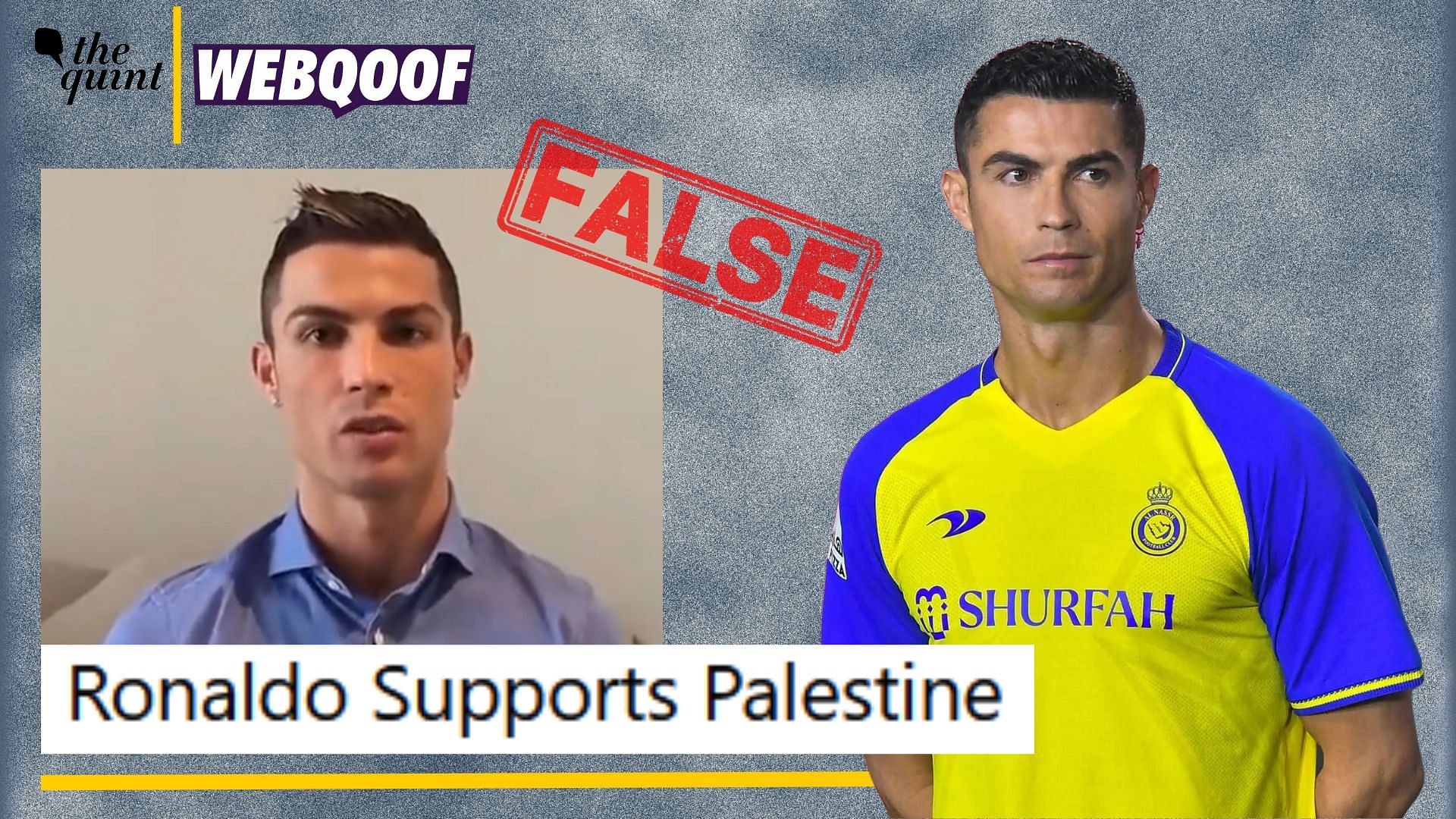 <div class="paragraphs"><p>Fact-Check: An old video of footballer Cristiano Ronaldo is going viral to falsely claim that he extended his support to Palestinian children. </p></div>
