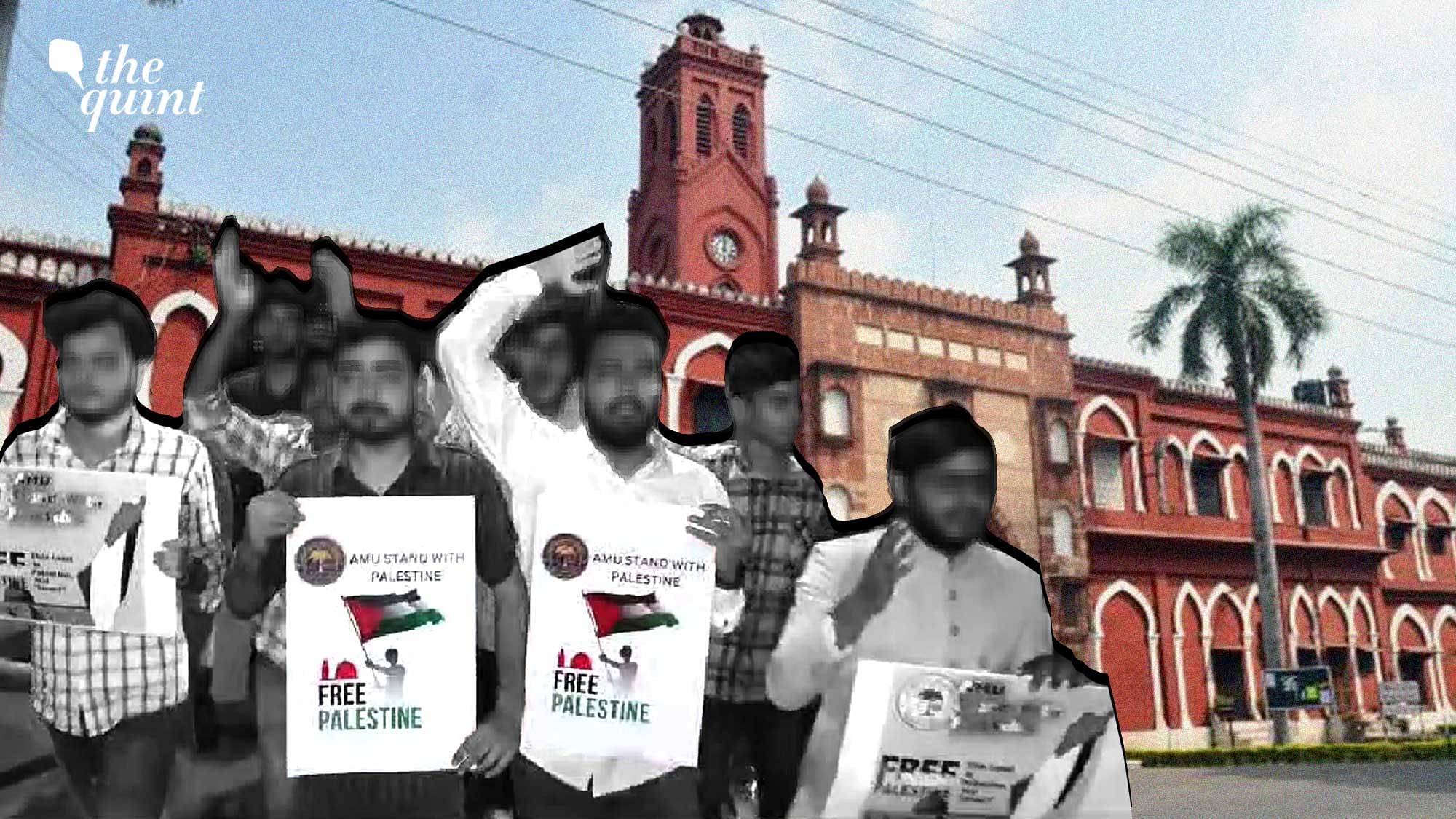 <div class="paragraphs"><p>FIR has been filed against AMU students for showing support for Palestine.</p></div>