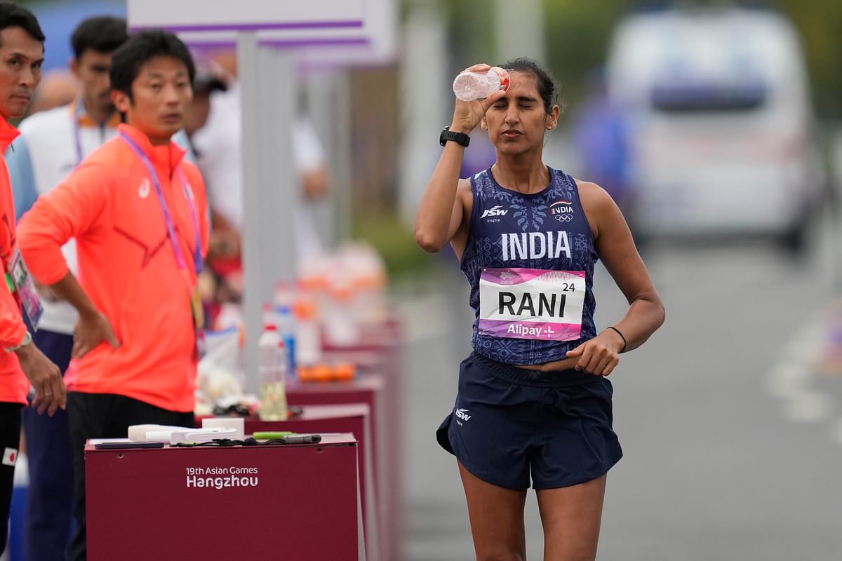 India's first medal on Day 1 of the 2023 Asian Games came from the race walking team.