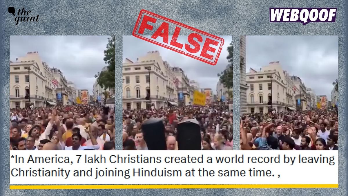 Old Clip of London Rathayatra Goes Viral as 'Americans Converting Into Hinduism'
