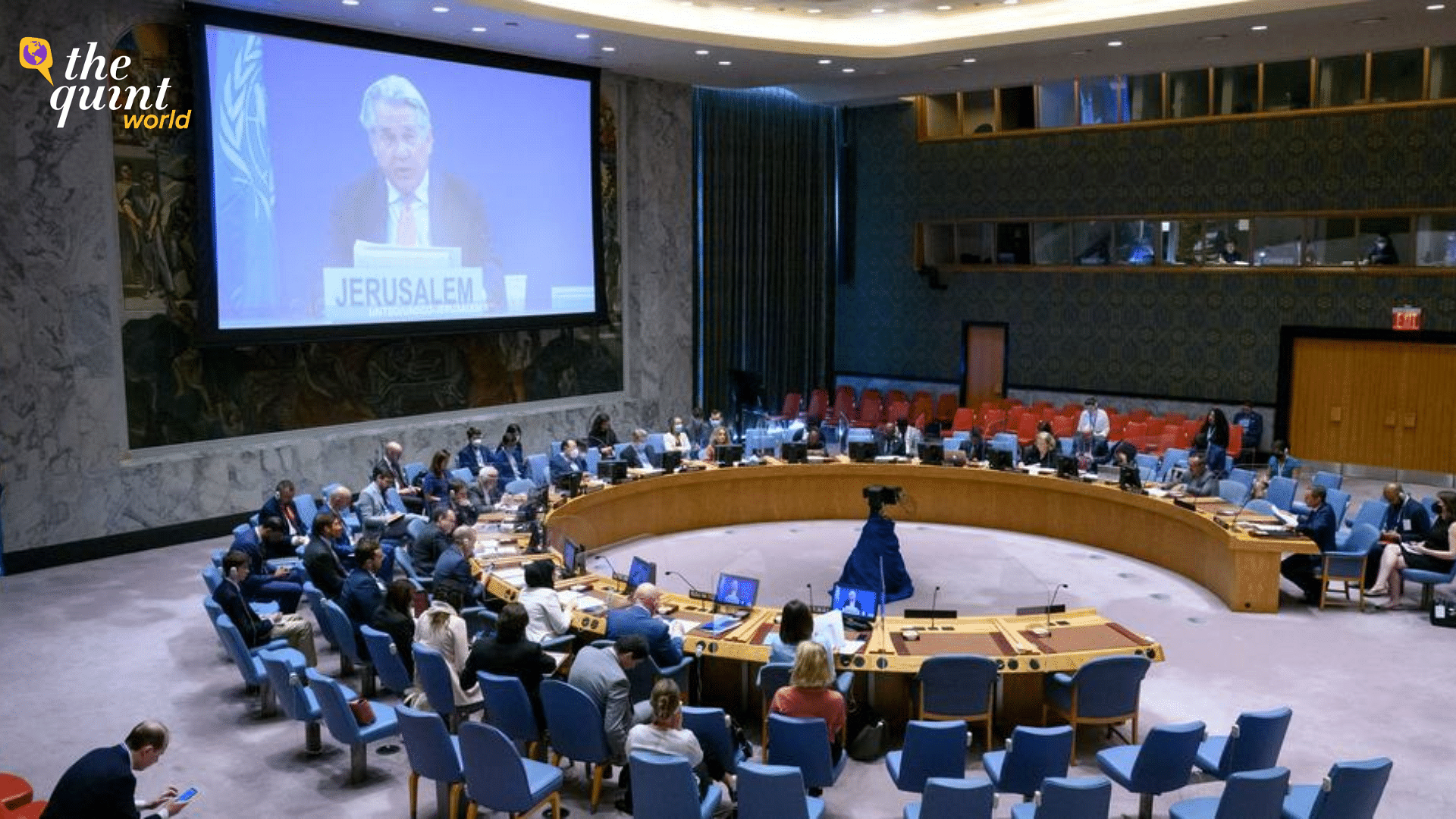 <div class="paragraphs"><p>The UN Security Council meeting on the situation in the Middle East, including the Palestinian question.</p></div>