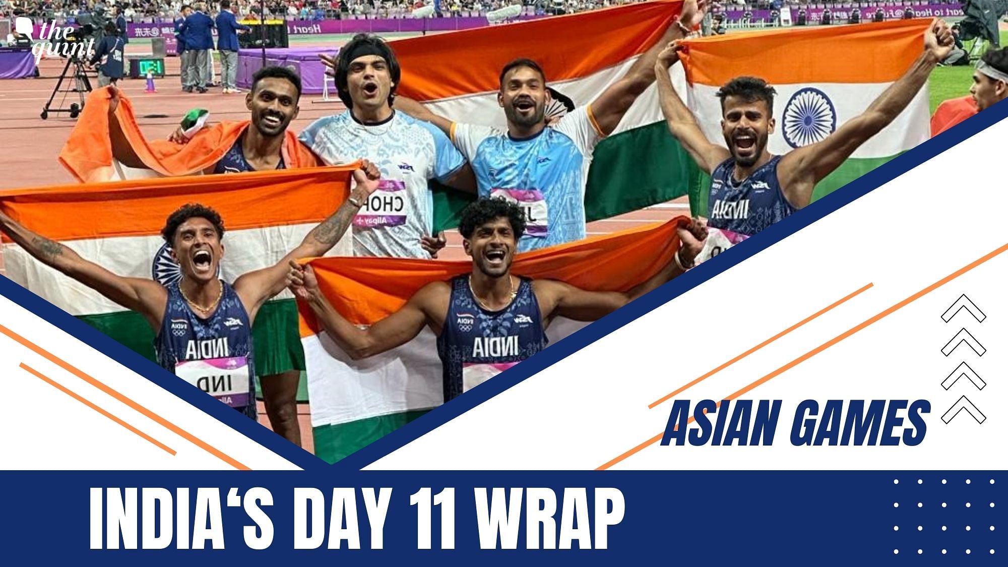 <div class="paragraphs"><p>2023 Asian Games, Day 11 Wrap: Neeraj, Athletes Keep India 4th on Medals Tally</p></div>