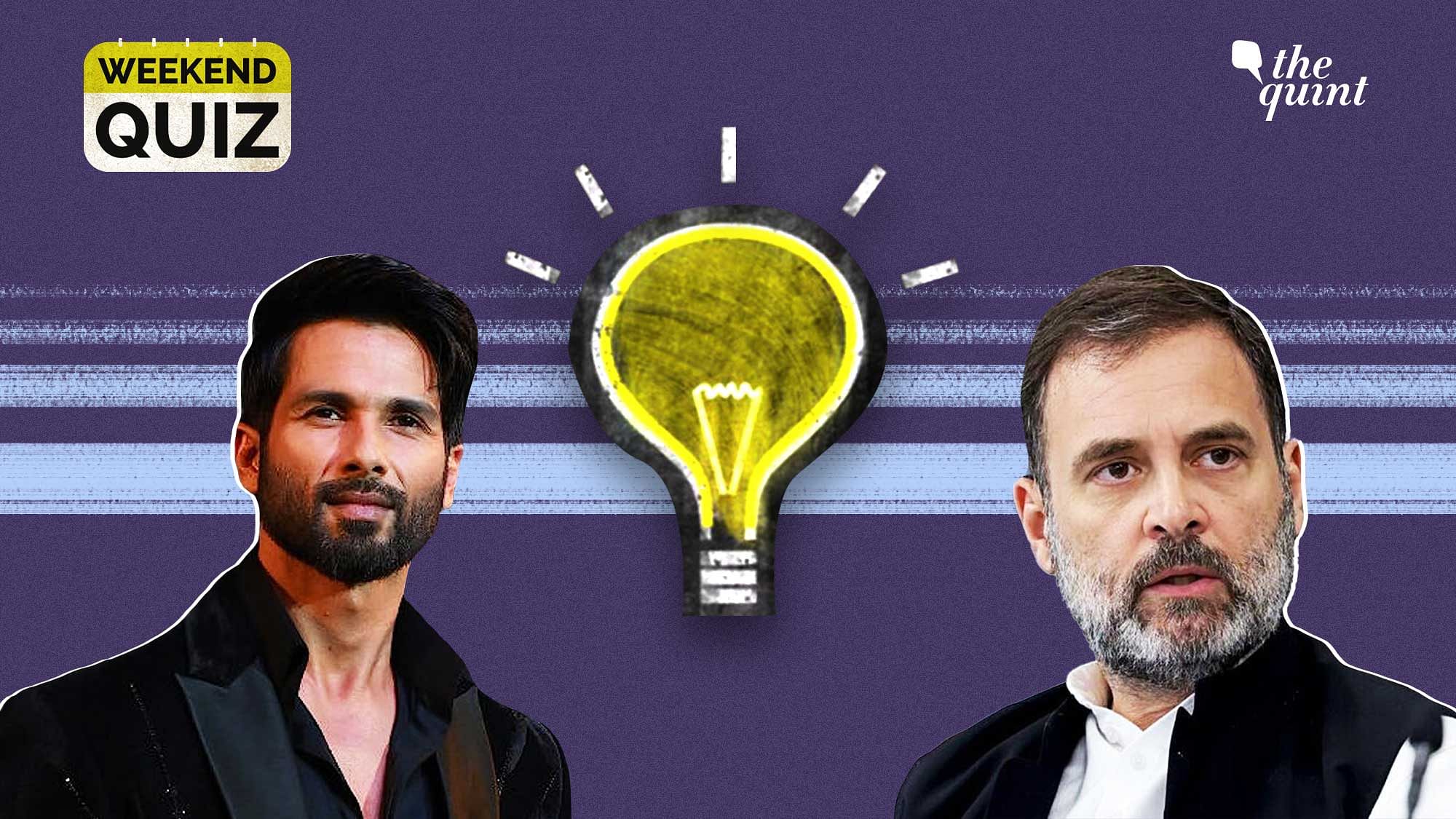 <div class="paragraphs"><p>From the Cricket World Cup to Rahul Gandhi's interview with a Governor, have you been tracking the news this week? Take <strong>The Quint</strong>'s Weekend Quiz to find out how up-to-date you are!</p></div>