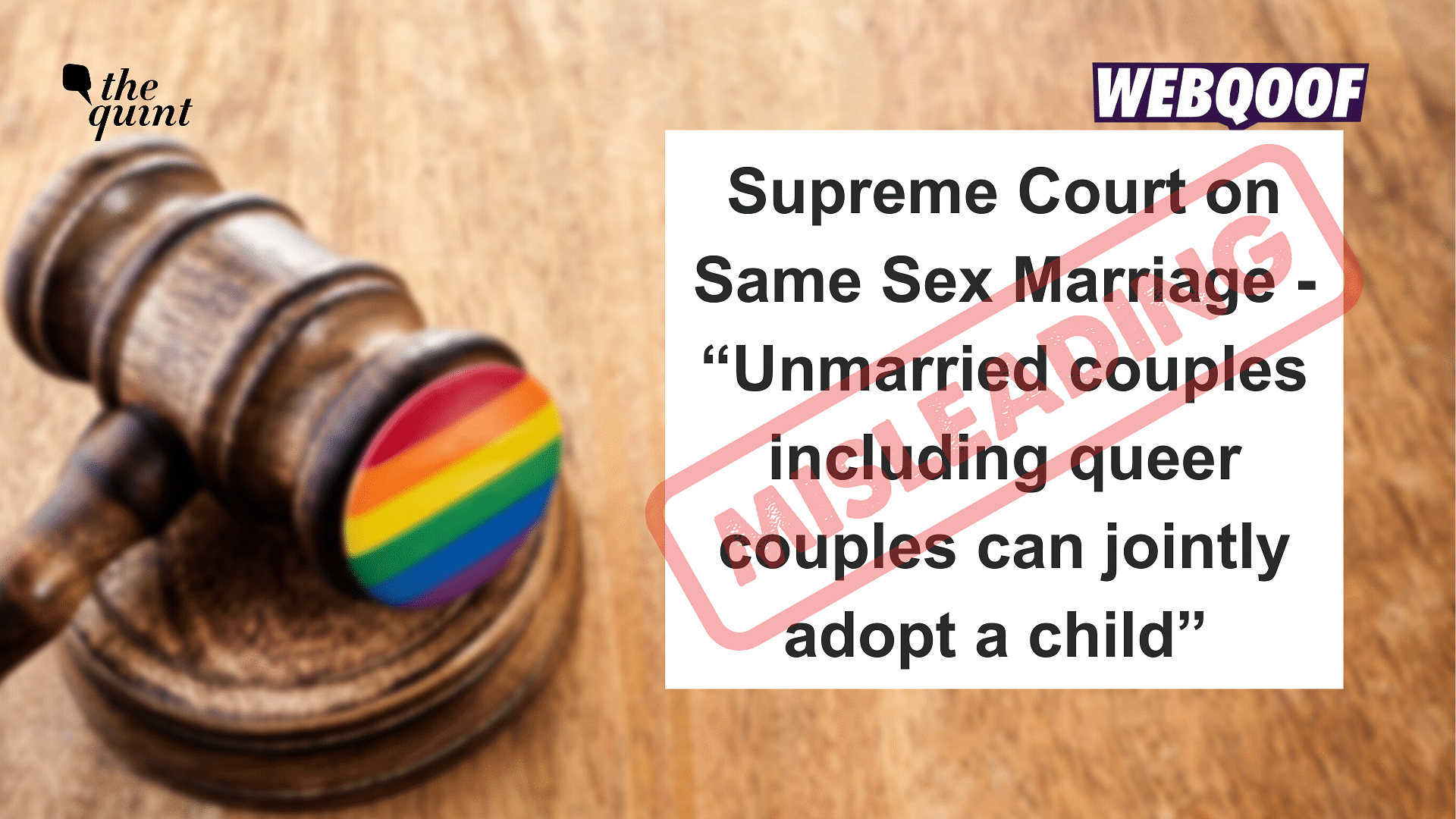 <div class="paragraphs"><p>Social media users shared misleading posts which claimed that the Supreme Court has allowed same-sex couples to adopt children.</p></div>