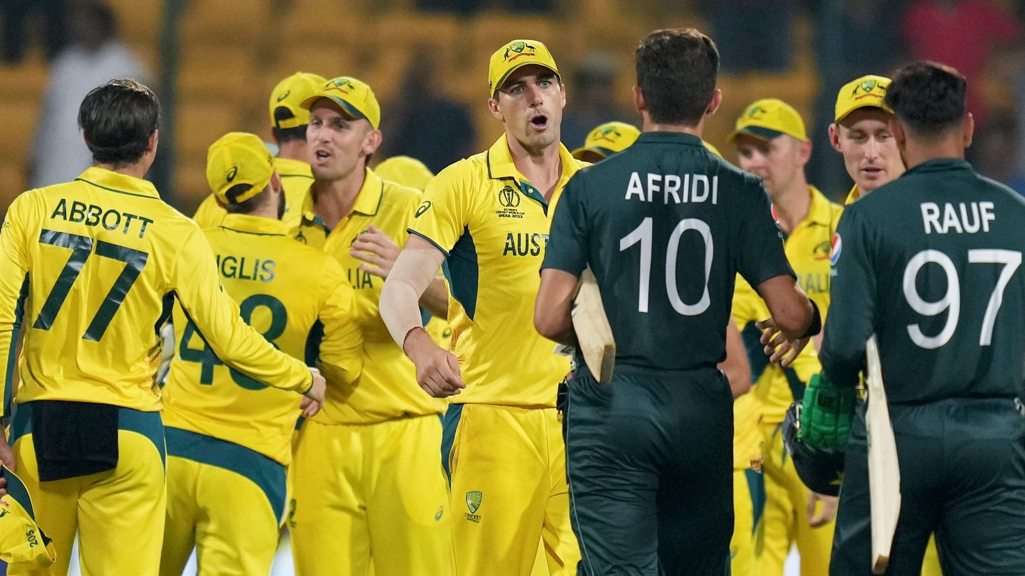 <div class="paragraphs"><p>Photo gallery: ICC World Cup 2023: Australia beat Pakistan by 62 runs.</p></div>
