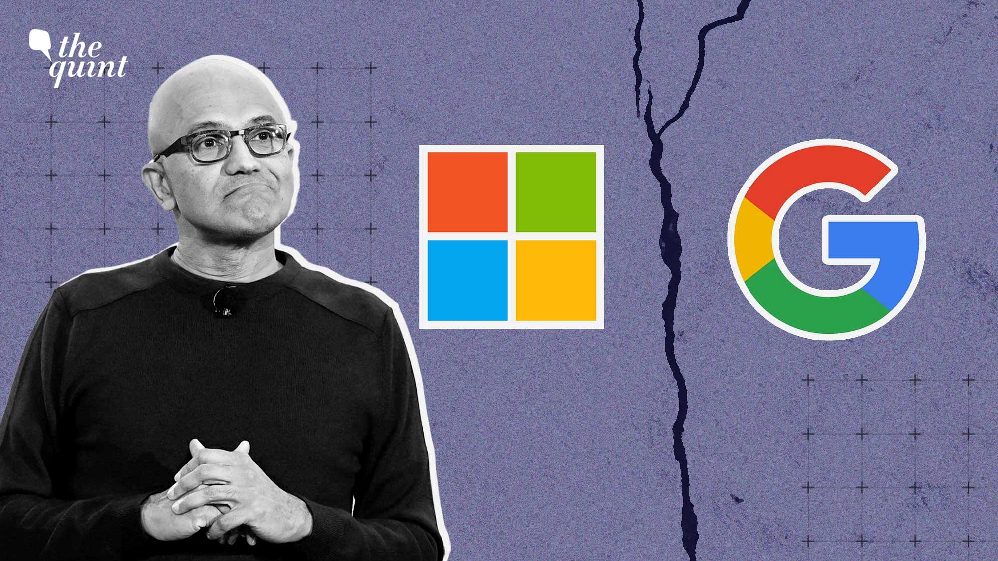 <div class="paragraphs"><p>Satya Nadella, the CEO of Microsoft, testified quite vehemently against Google.</p></div>