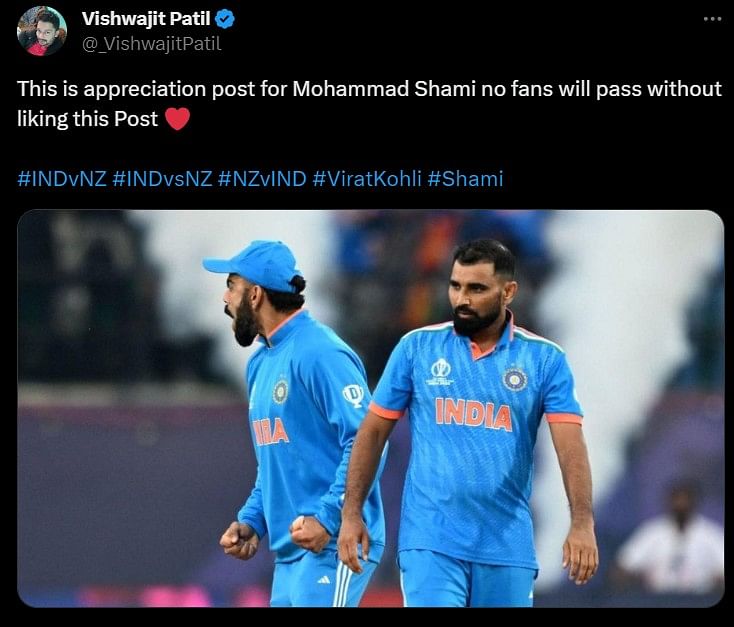 #CWC23 #INDvsNZ| #MohammedShami proved his worth by picking five wickets against New Zealand.