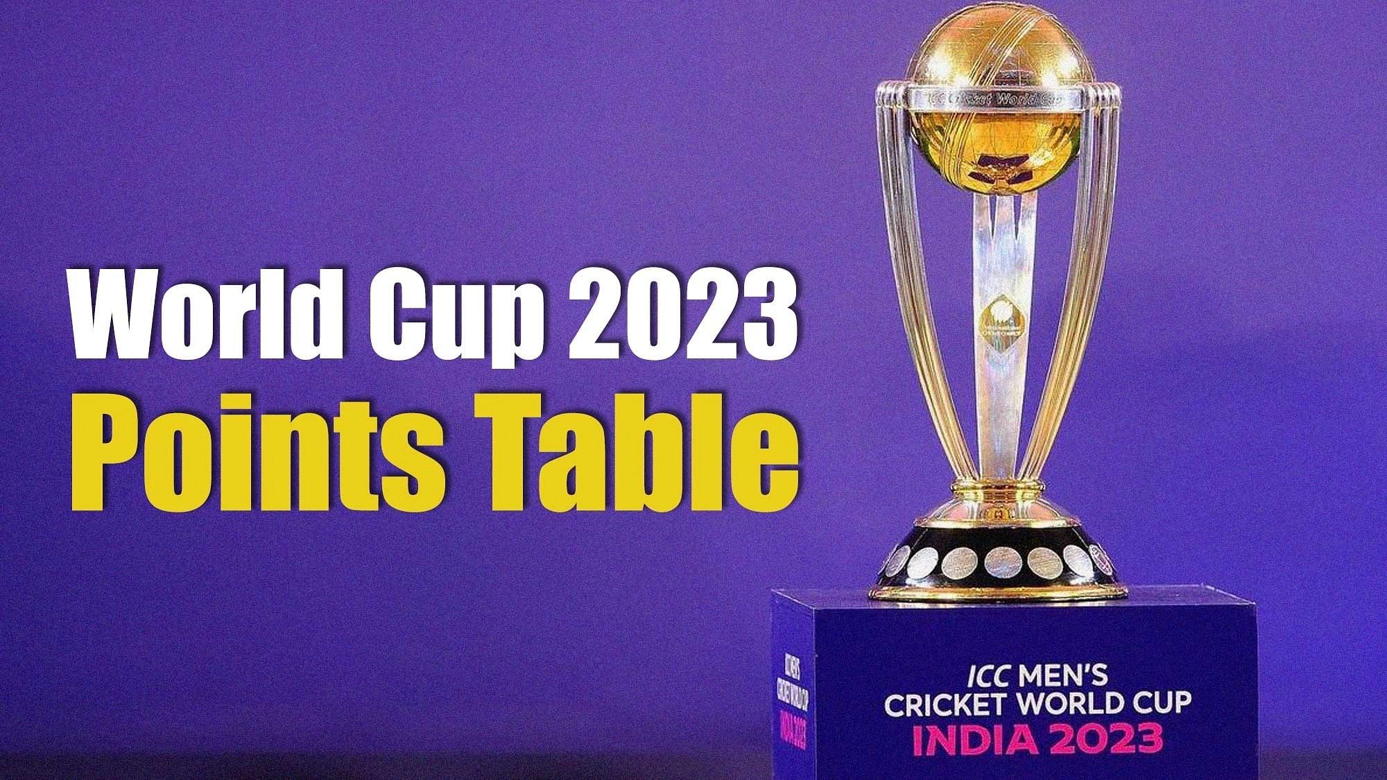 <div class="paragraphs"><p>ICC Men's Cricket World Cup 2023 points table is updated here for cricket fans.</p></div>