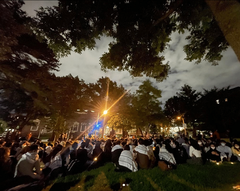 Despite no support from faculty, many Harvard students took out a vigil to condemn deaths in Gaza and Israel.