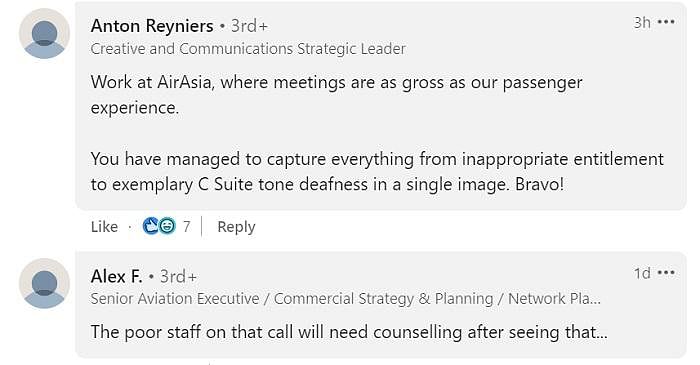 After facing backlash, Tony Fernandes, the CEO of AirAsia, has deleted the LinkedIn post.