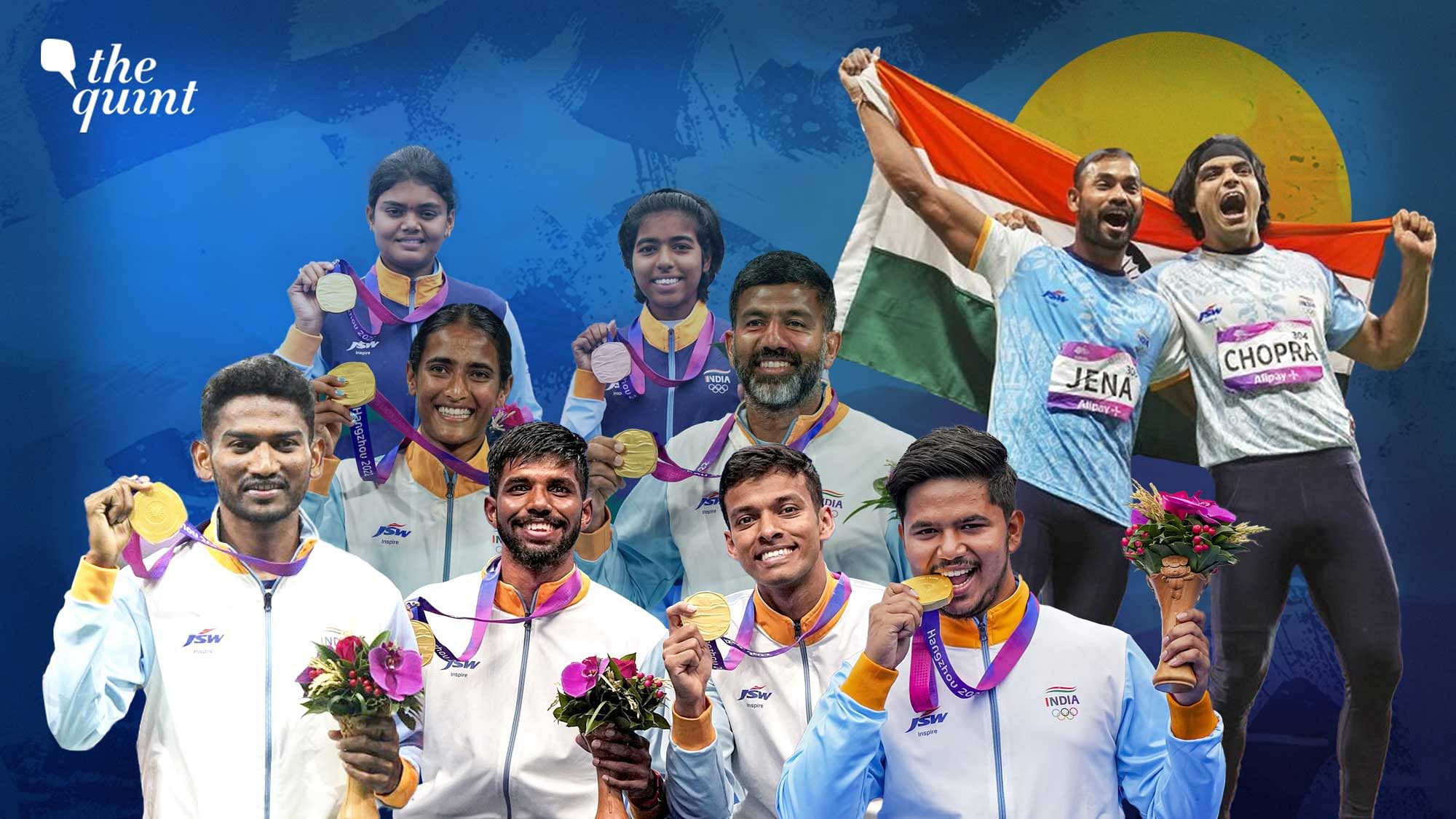 <div class="paragraphs"><p>Satwiksairaj Reddy and Chirag Shetty won India's first badminton Asian Games gold medal in the history of the games.</p></div>