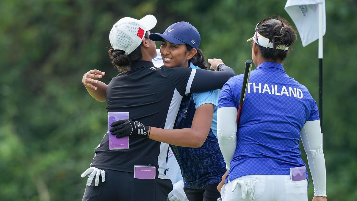 Indian golfer Aditi Ashok was the overnight leader in women's golf but conceded her lead to end with a silver.