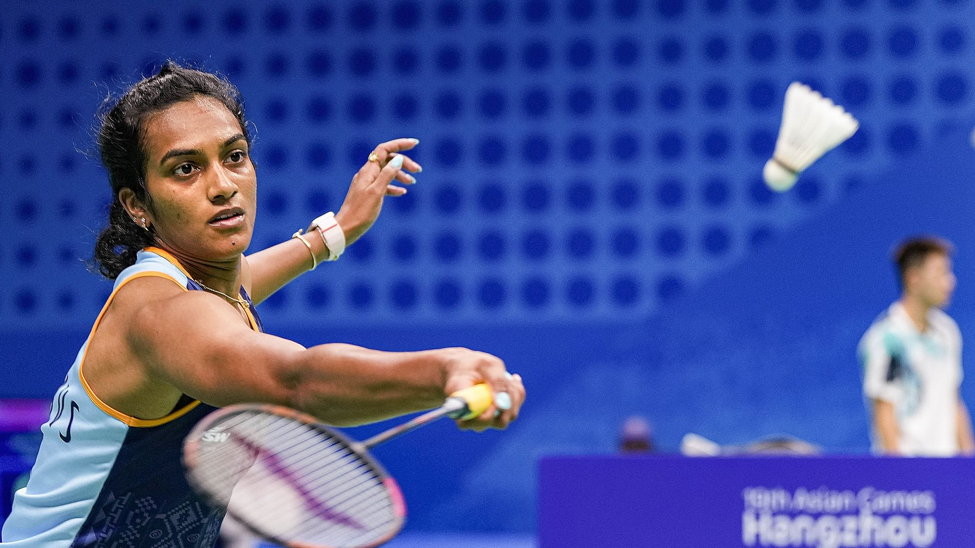<div class="paragraphs"><p>PV Sindhu bowed out of the Asian Games after losing her quarterfinal&nbsp;</p></div>