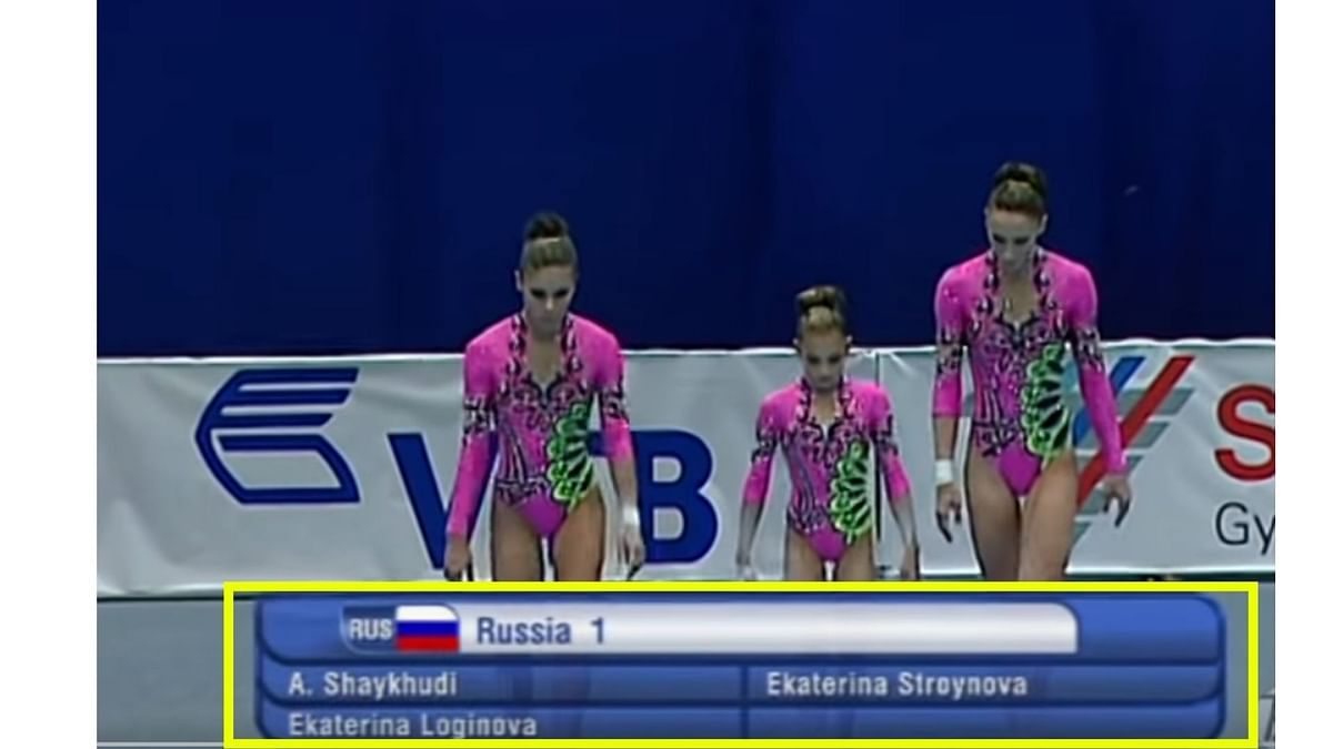 The trio, representing the Russian Federation, had won in the Women's group category in 2010.