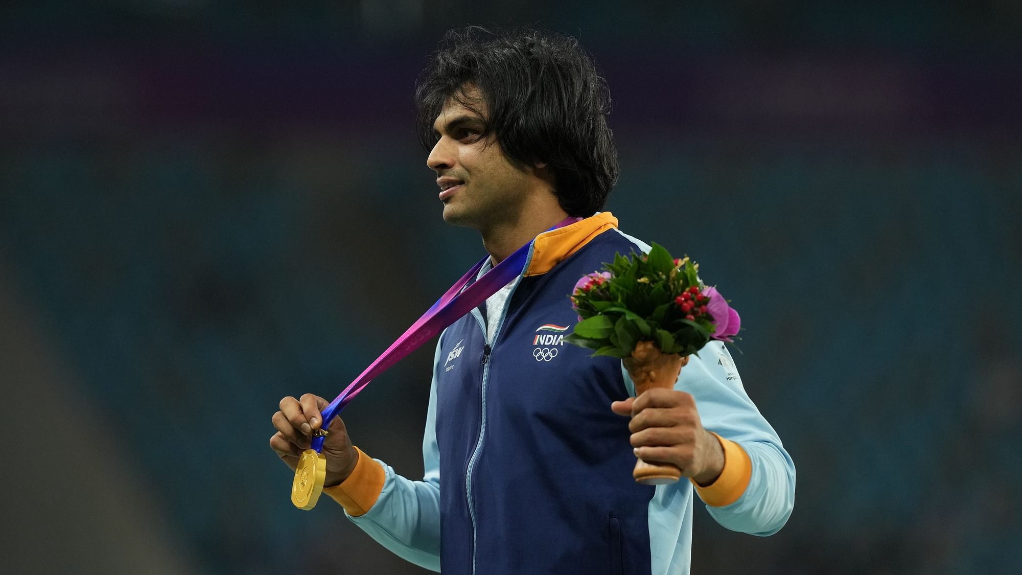 <div class="paragraphs"><p>Asian Games 2023: Neeraj Chopra grabbed a gold medal at the Asian Games.</p></div>