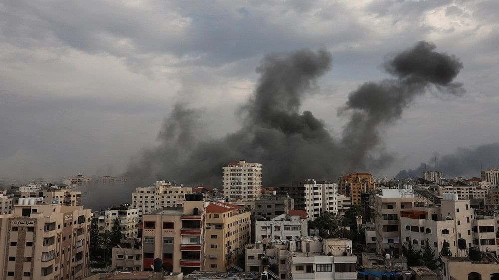 <div class="paragraphs"><p>Gaza City, a Palestinian city in the <a href="https://www.thequint.com/news/world/gaza-power-station-shut-down-srael-palestine-conflict-latest-news">Gaza Strip</a>, is now under Israel’s ‘complete siege’ with no food, water or electricity after a ‘surprise’ attack by militant group Hamas on Israel on Saturday, 7 October, intensified the conflict between Israel and Palestine.</p></div>