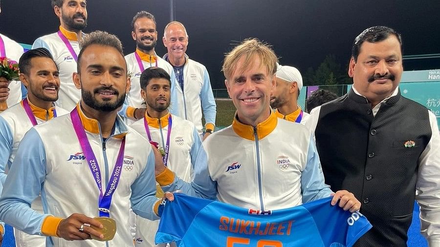 Indian men's hockey team qualified for Paris Olympics after reclaiming the Asiad gold for the first time since 2014.