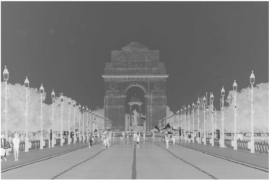 <div class="paragraphs"><p>India Gate, located in the middle of New Delhi, is a triumphal arch created in a fusion of architectural styles, most notably the Arc de Triomphe in Paris. </p><p> It was constructed as a military memorial to remember Indian troops who perished in World War I.</p></div>