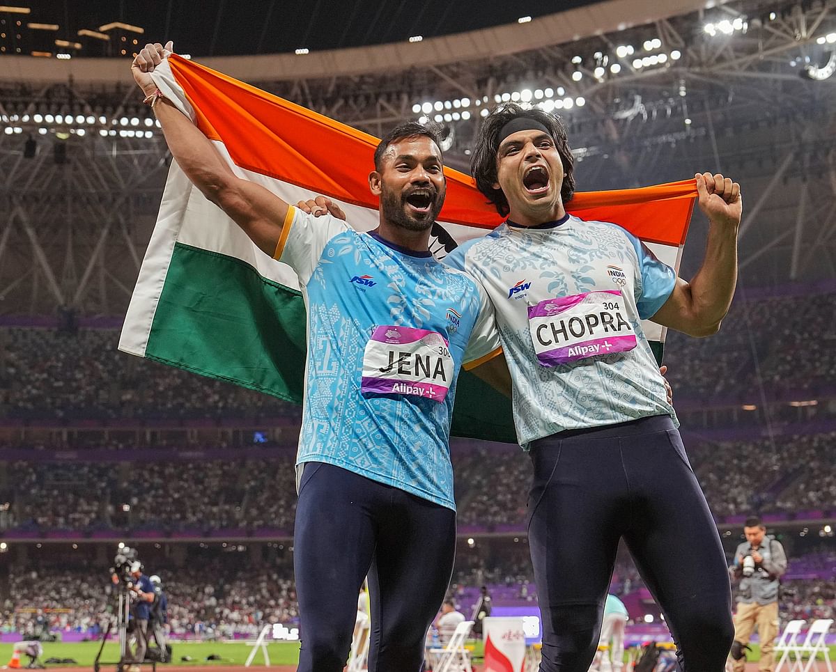 Confusion surrounded the start of the javelin final with the officials unable to measure Neeraj Chopra's first throw