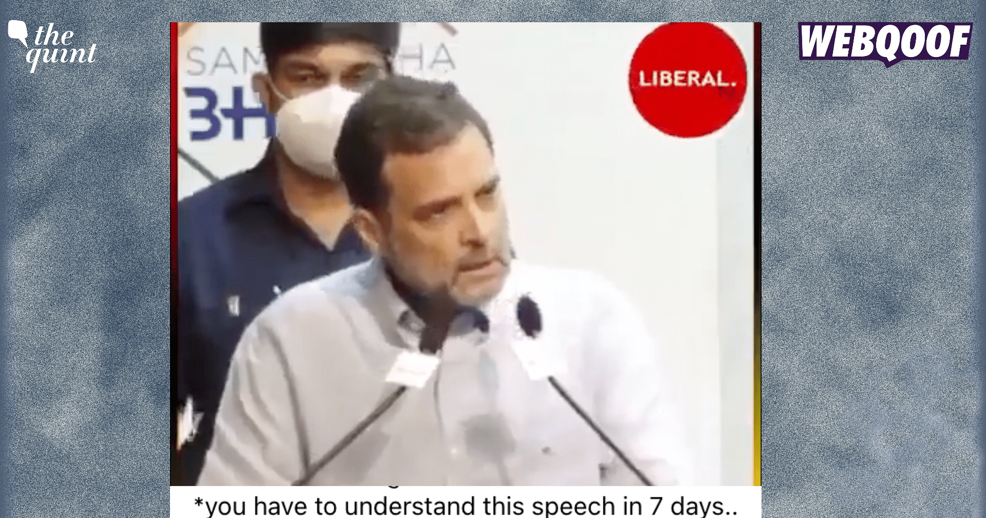 Fact-Check: Clipped Video of Rahul Gandhi's Old Speech Shared to Mock the Leader