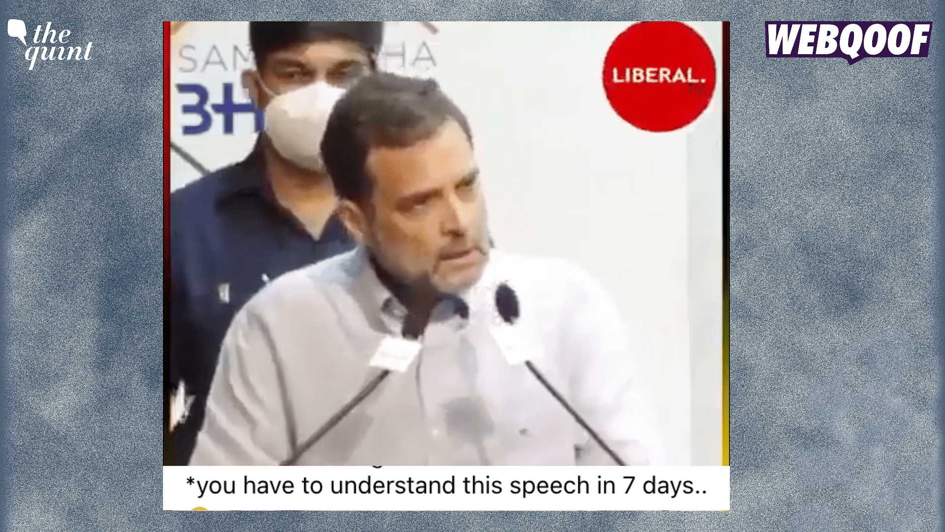 <div class="paragraphs"><p>Fact-Check: The speech was not about Rahul Gandhi's father, but atrocities against Dalits in India.&nbsp;</p></div>