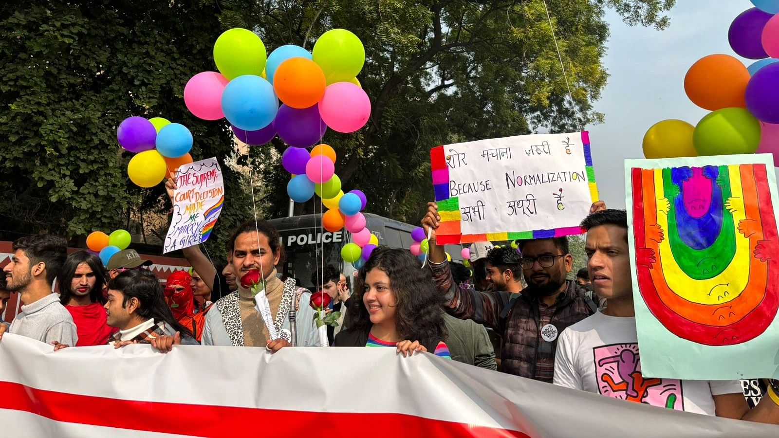 <div class="paragraphs"><p>The LGBTQIA+ community took out the 2023 Queer Pride Parade in Delhi on Sunday, 26 November. </p></div>