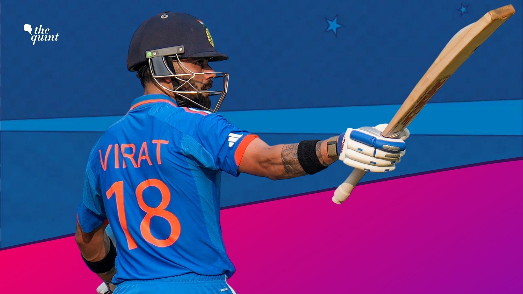 <div class="paragraphs"><p>ICC World Cup 2023: Virat Kohli Scores Record-Breaking 50th ODI Century</p></div>