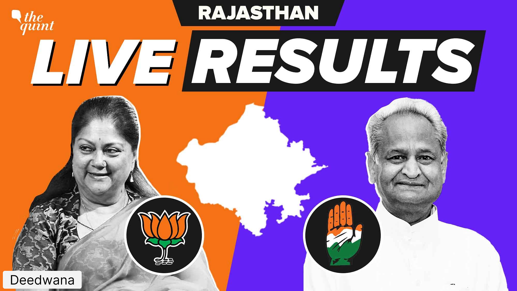 <div class="paragraphs"><p>Deedwana Election Result 2023 live updates for Rajasthan Assembly elections<br><br>The Quint</p></div>