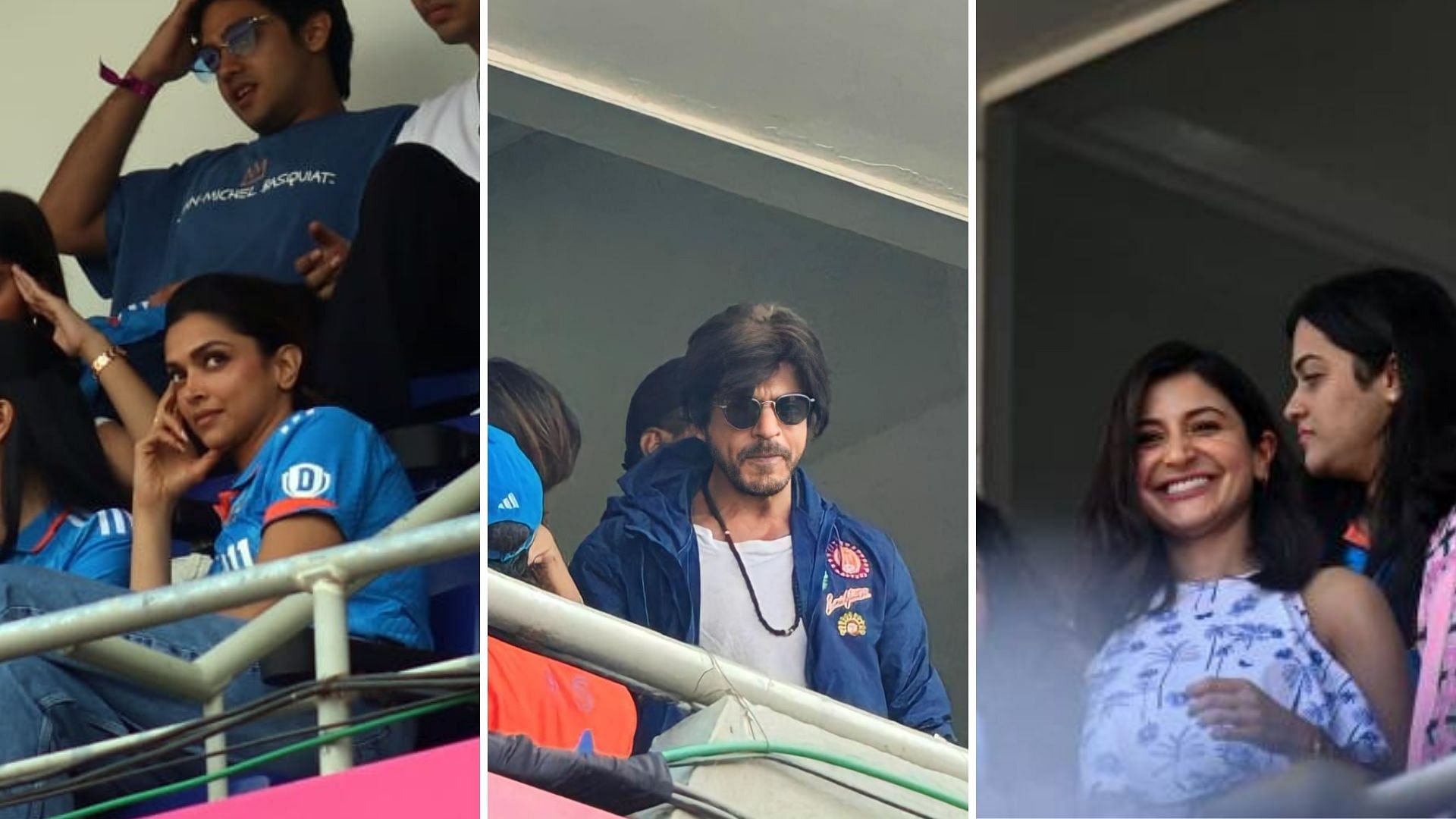 <div class="paragraphs"><p>World Cup Final: Shah Rukh Khan, Deepika Padukone, Anushka Sharma Watch India vs Australia Match</p></div>