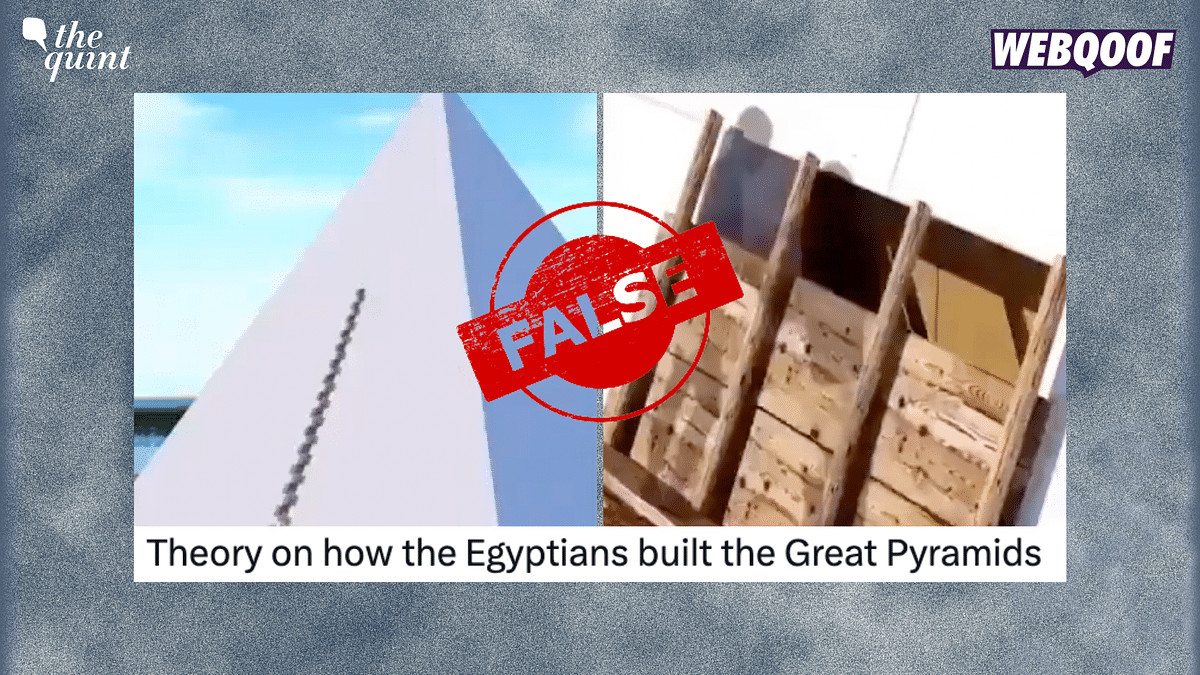 Fact-Check: No, Wood & Concrete Were Not Used to Build Pyramids
