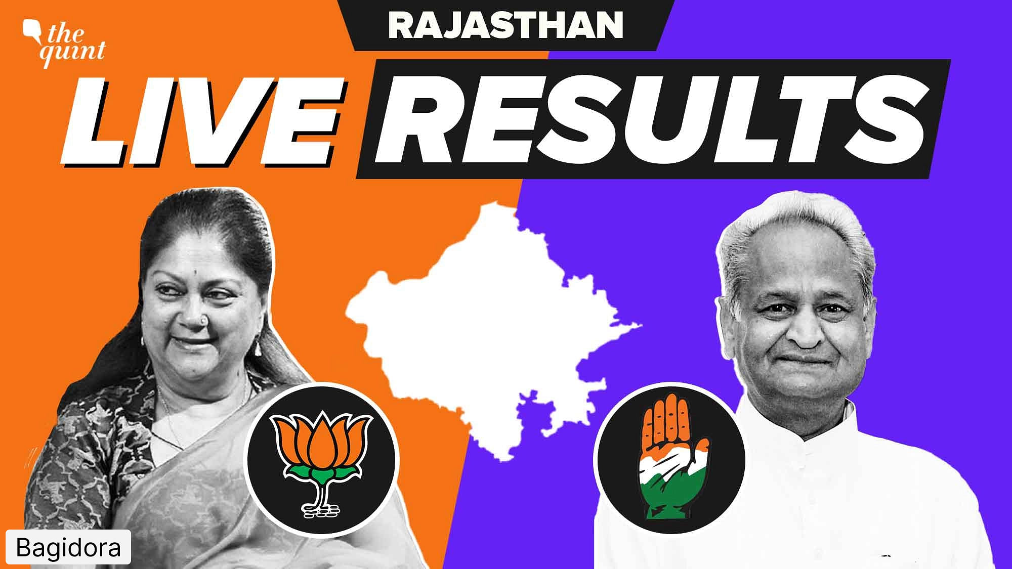 <div class="paragraphs"><p>Bagidora Election Result 2023 live updates for Rajasthan Assembly elections<br><br>The Quint</p></div>