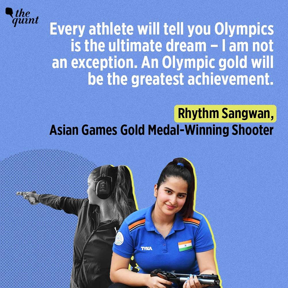#RhythmSangwan, India's shooting star who qualified for 2024 Paris #Olympics, is a multitasking master. Here's how.