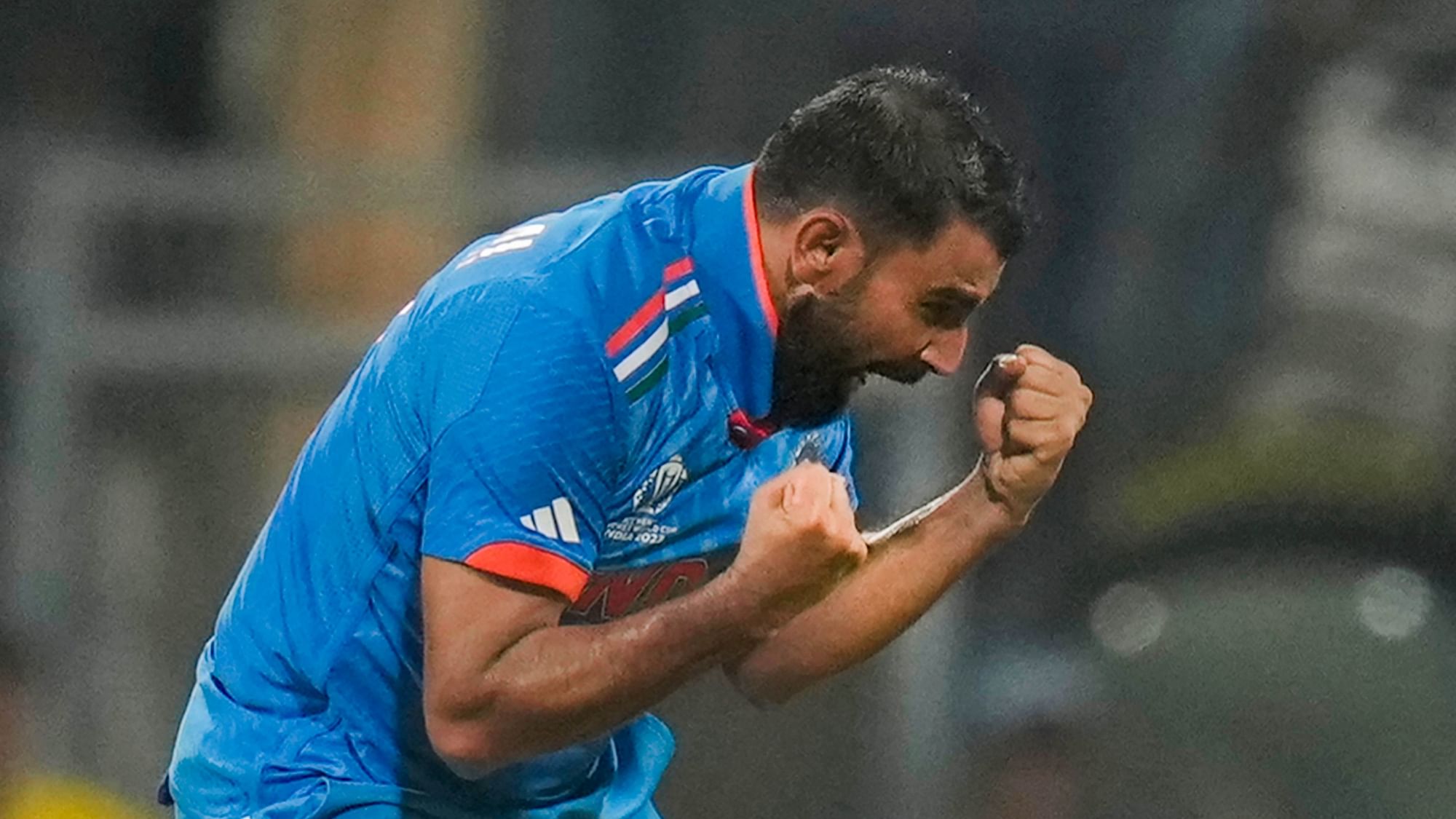 <div class="paragraphs"><p>Shami is now the highest wicket-taker in this World Cup with 23 wickets in six just matches, overtaking Adam Zampa of Australia at the top.</p></div>