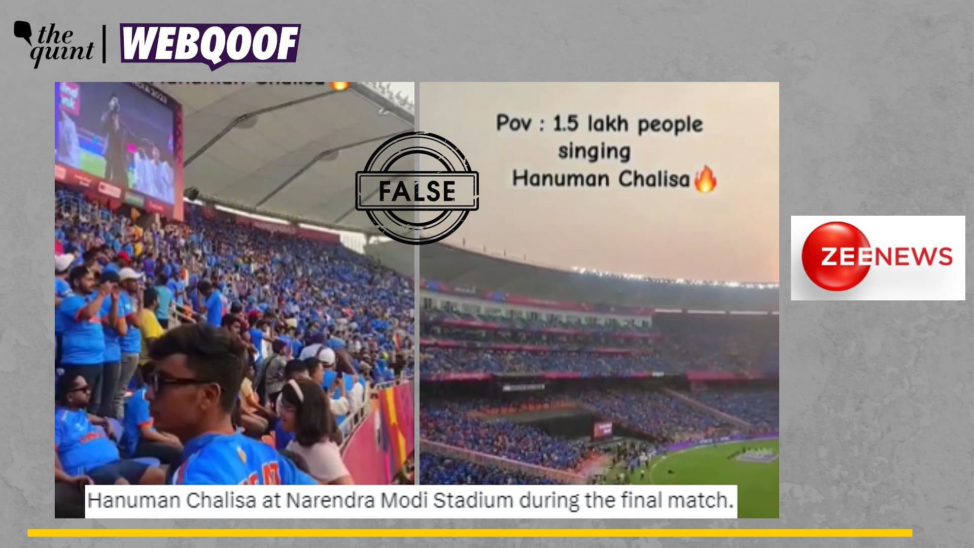 <div class="paragraphs"><p>Fact-Check | The video is old has been altered to add 'Hanuman Chalisa'.</p></div>