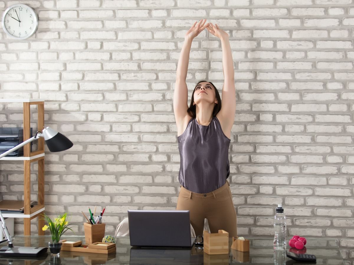 Premium Vector | Office people practicing yoga and meditation managers  exercising and meditating in lotus pose during work break can be used for  mindfulness business and relaxing