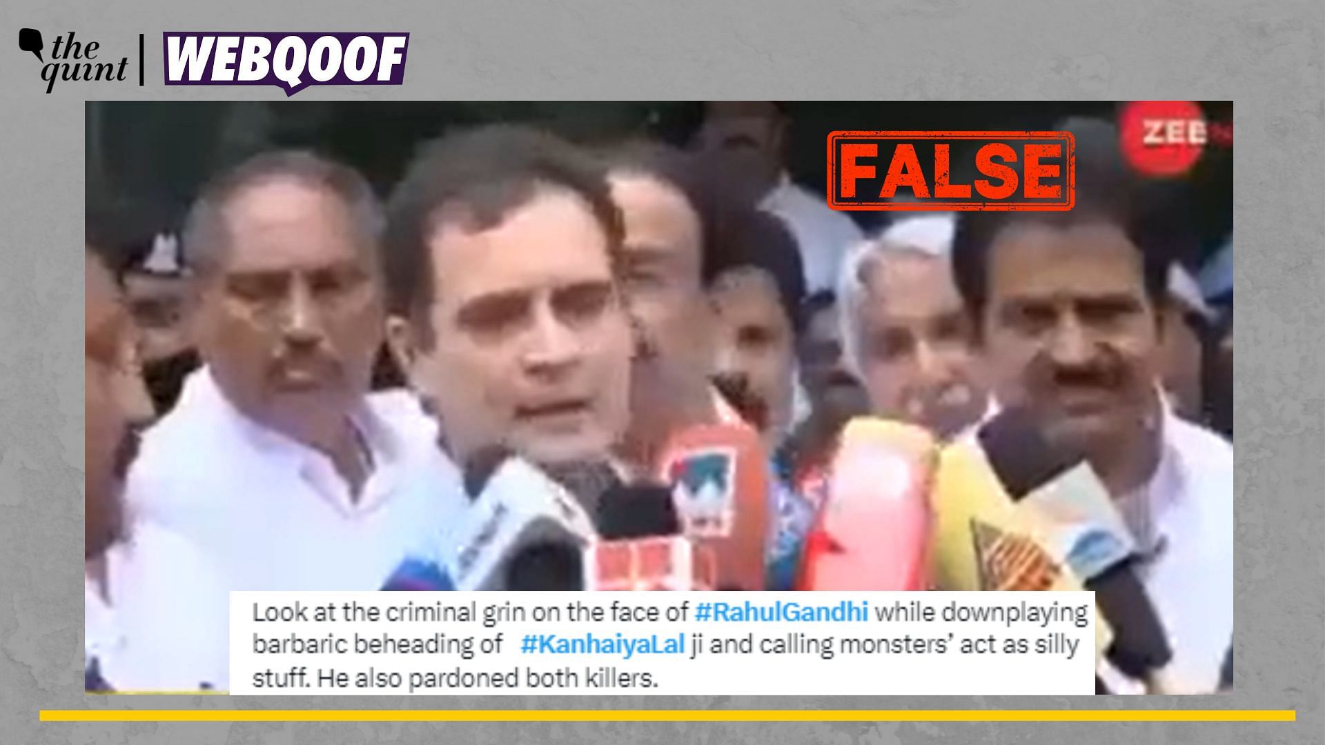 <div class="paragraphs"><p>Fact-Check | The video does not show Congress' Rahul Gandhi making remarks on Kanhaiya Lal's killing.</p></div>