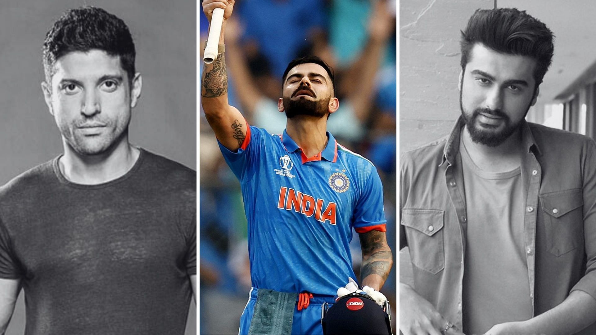 <div class="paragraphs"><p>Arjun Kapoor, Farhan Akhtar Celebrate Virat Kohli's 50th ODI Centuries</p></div>
